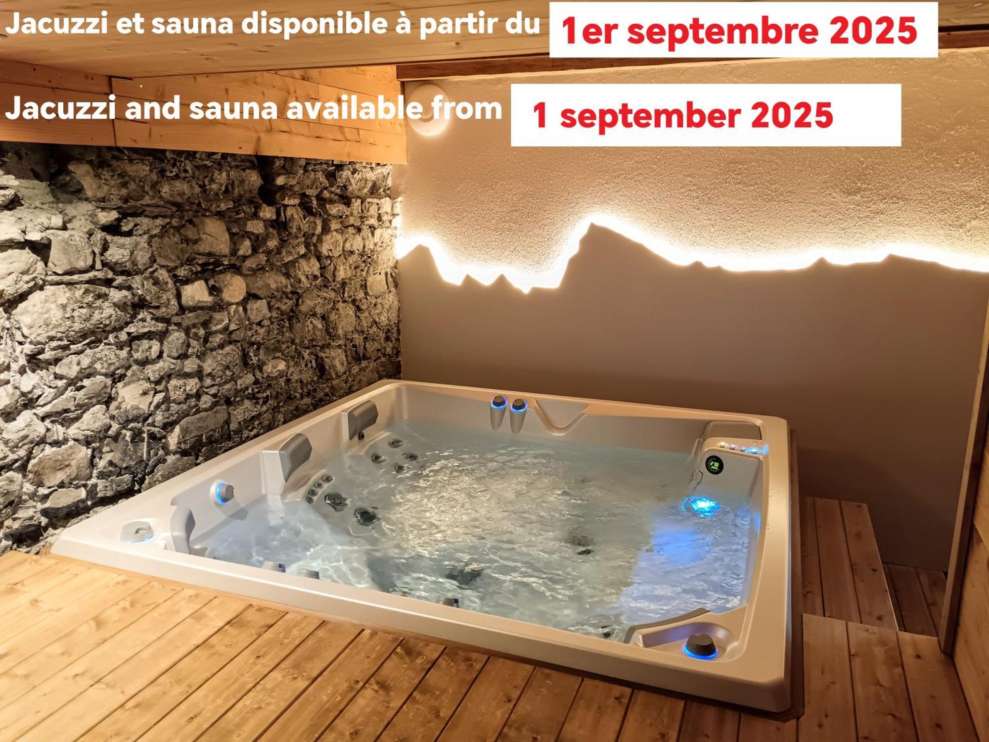 Chez Leon, Jacuzzi Et Sauna Des Le 1Er Septembre 2025 Samoëns Esterno foto